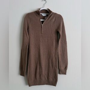Lovers & Friends Chocolate Brown Sweater Mini Dress - Size XS - NWT